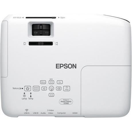 Epson PowerLite Home Cinema 725HD 720p 3LCD Projector (White) 1