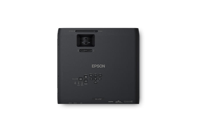 Epson PowerLite L255F Full HD 1080p 3LCD Ultra Short Throw Laser projector (Black) top