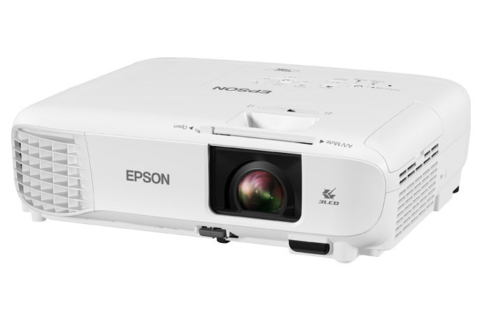 Epson V11H985020 PowerLite 119W 3LCD WXGA Classroom Projector with Dual HDMI front
