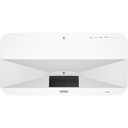 Epson PowerLite 810E 5000-Lumen Pixel-Shift 4K Extreme Short-Throw Laser Projector Bundle with Mobile Cart (White)