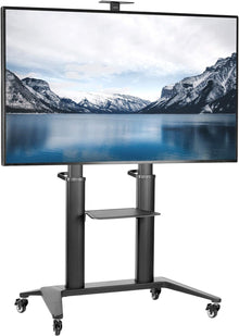 4K Designs Heavy Duty Motorized Mobile TV Cart for Max 120'' 4k120cart