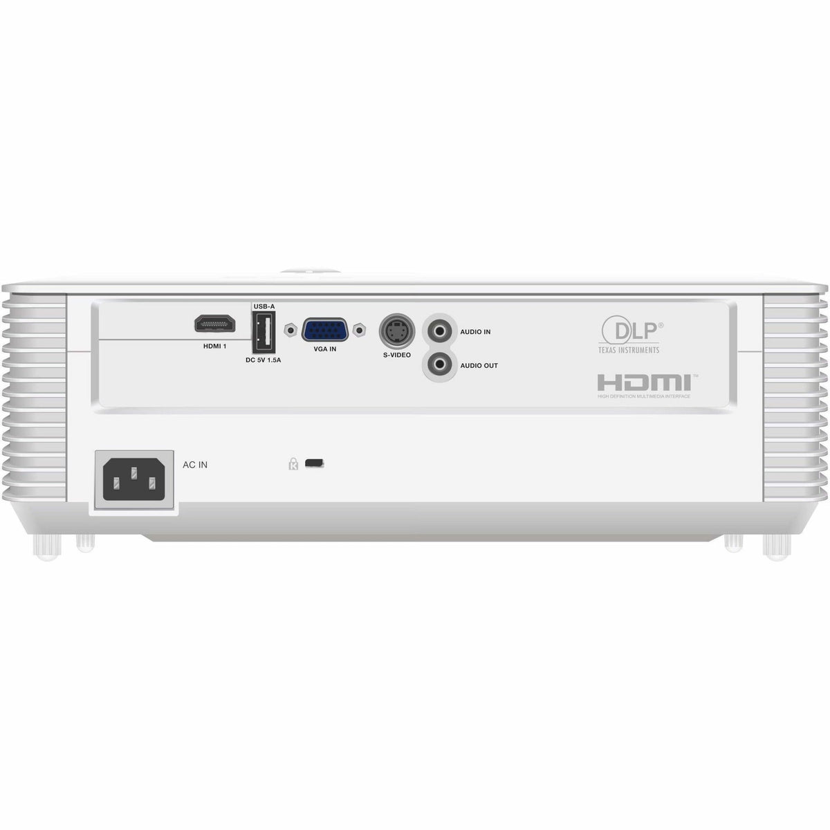 InFocus Genesis I SP122 SVGA Home Video Projector input output