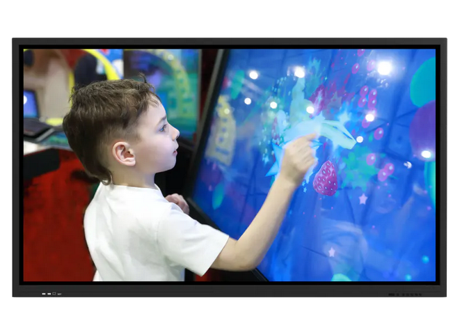 Infocus INF6500 65 inch 4K Interactive Touch Display front school