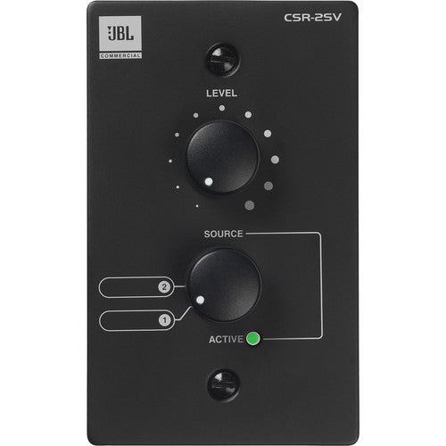 JBL CSR-2SV Wall-Mounted Remote Control for CSM Mixers Black