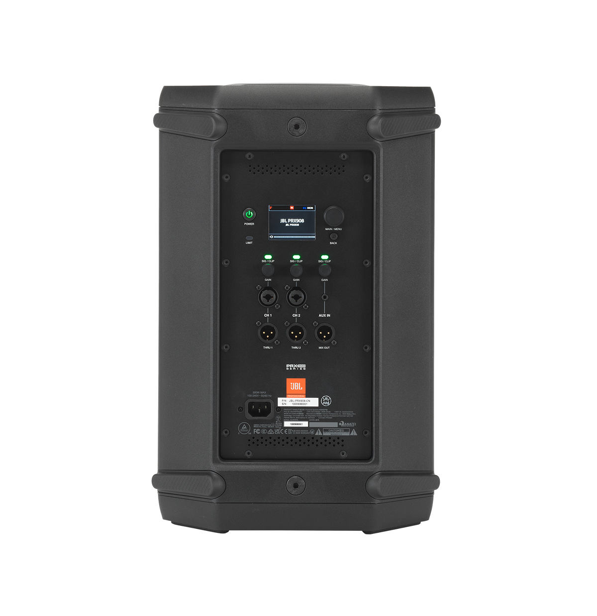 JBL PRX908-NA Professional Powered Two-Way 8-inch PA Loudspeaker b