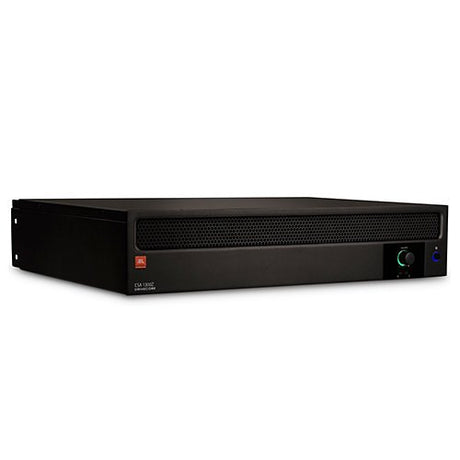 JBL Professional CSA 1300Z Commercial Series 1-Channel 300W DriveCore Amplifier 2RU Black side profile view