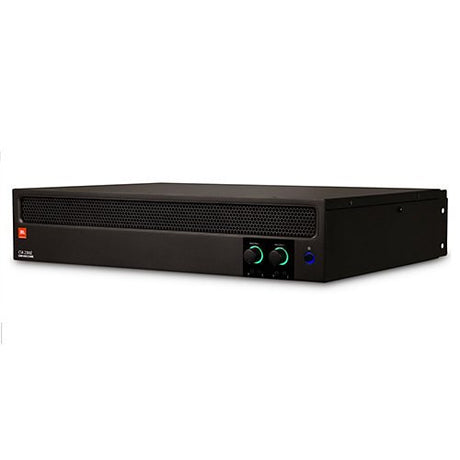 JBL Professional CSA 2300Z Commericial Series 2-Channel 300W DriveCore Amplifier, 2RU, Black rear side view