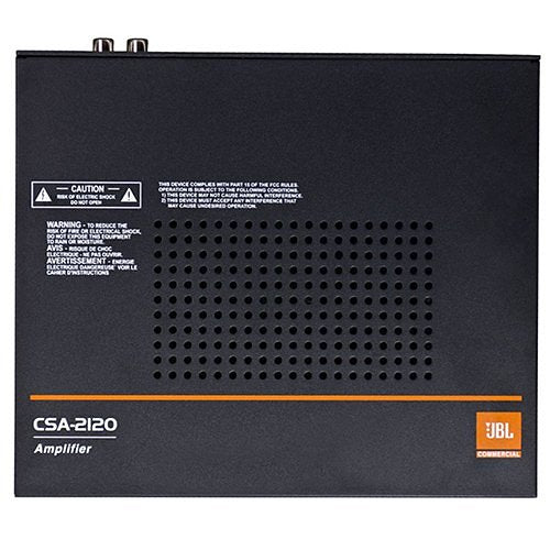 JBL Professional CSA2120 2-Channel 120W Power Amplifier top