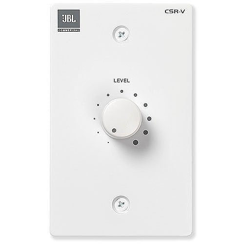 JBL Professional CSR-V-WHT Wall Mounted Volume Controller for CSM Mixers, White