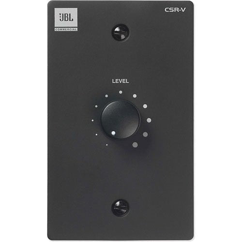 JBL Professional CSR-VBLK Wall Mounted Volume Controller for CSM Mixers, Black