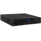 JBL Professional VMA2120 VMA Series Mixer Amplifier 8-Input Channel 2-Output Channel 120W at 70V side profile view