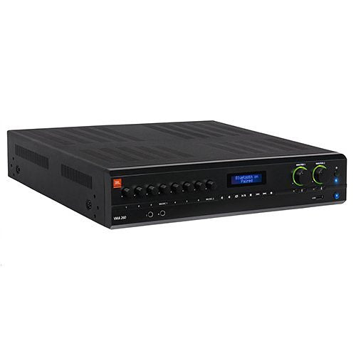 JBL Professional VMA260 VMA Series Mixer Amplifier 5-Input Channel 2-Output Channel 60W at 70V side profile