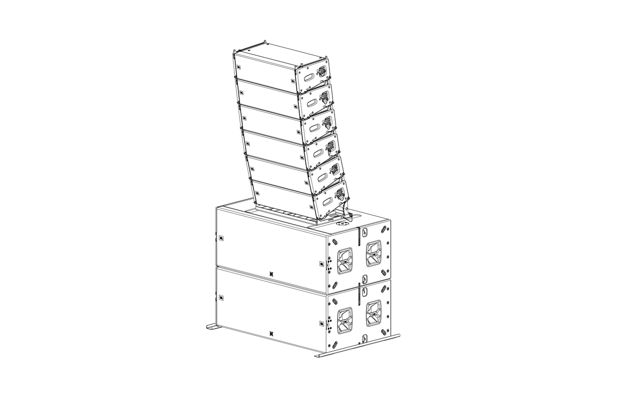 JBL VTX-B28-GND Ground Stack Accessory for VTX B28 f