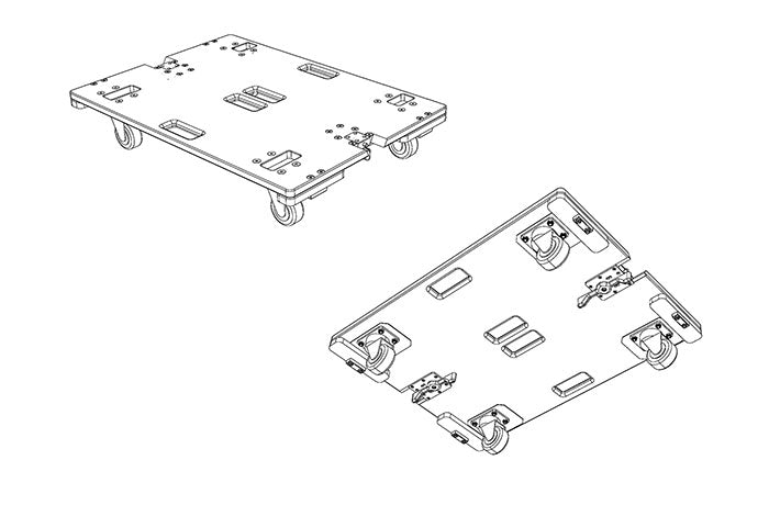 JBL VTXB18-ACC Accessory Cover &amp; CastorBoard f