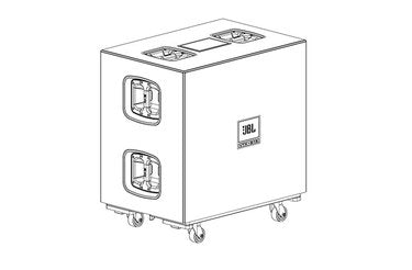 JBL VTXB18-ACC Accessory Cover &amp; CastorBoard