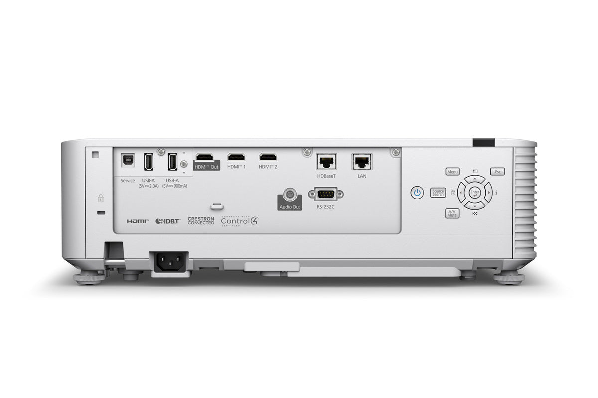 Epson Powerlite L890E Back Panel Inputs