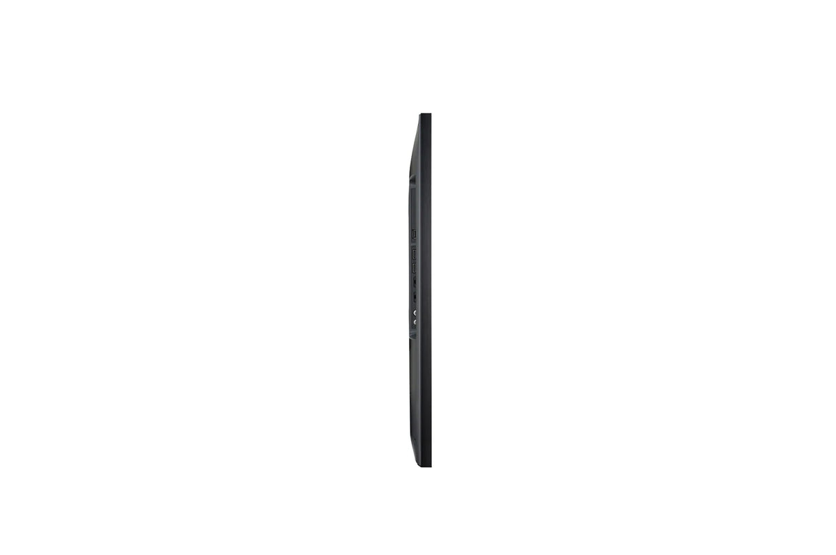 LG 49UH7F-B 49 Series UHD Slim Indoor Digital Display Side and connections