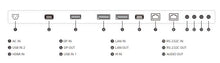 LG 55EF5G-L 55in Flexible Curved Open-Frame OLED Signage Displays inputs and outputs