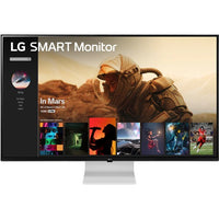 LG 43SQ700S-W 42.5" 4K HDR Monitor (White) - OfficeWonderland