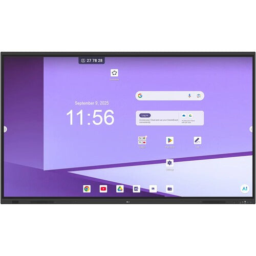 LG 65TR3DQ-B CreateBoard 65" UHD 4K Touchscreen Commercial Monitor