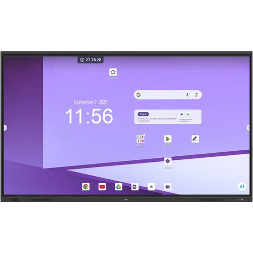 LG 75TR3DQ-B CreateBoard 75" UHD 4K Touchscreen Commercial Monitor