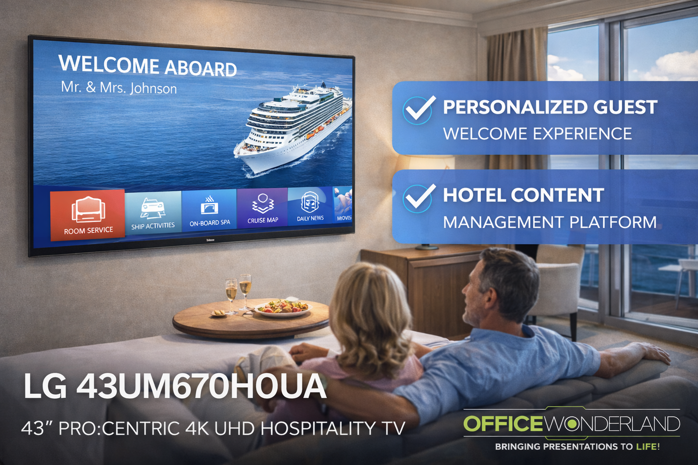 LG 43UM670H0UA Pro:Centric 43" 4K UHD Hospitality TV | Authorized Dealer