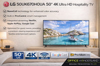 LG 50UK670H0UA 50" 4K Ultra HD Hospitality TV | Authorized Dealer