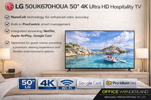 LG 50UK670H0UA 50" 4K Ultra HD Hospitality TV | Authorized Dealer