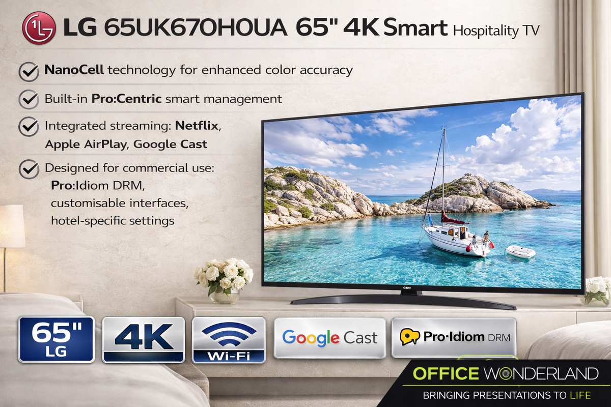 LG 65UM670H 65” UHD 4K Hospitality Smart TV|Authorized Dealer