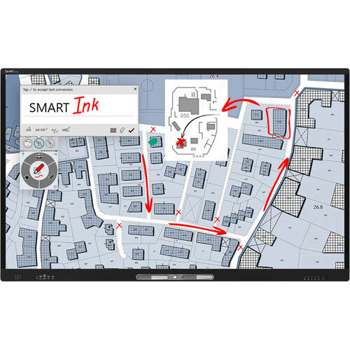 SMART Technologies M Pro High Secure Series TAA 75" UHD 4K Touch Screen Commercial Monitor