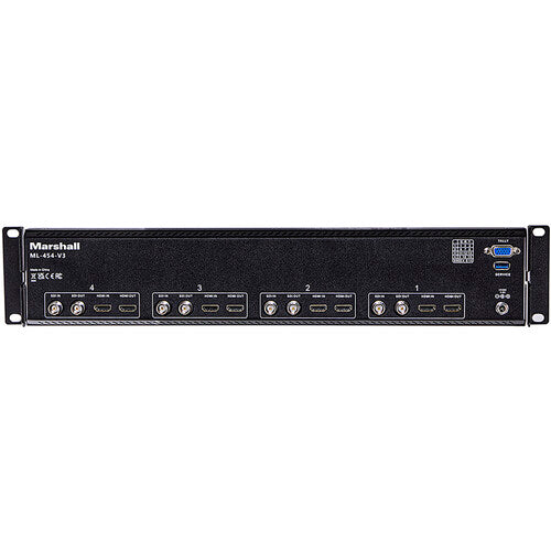 Marshall Electronics ML-454-V3 Quad 4.5" Rackmount Monitor