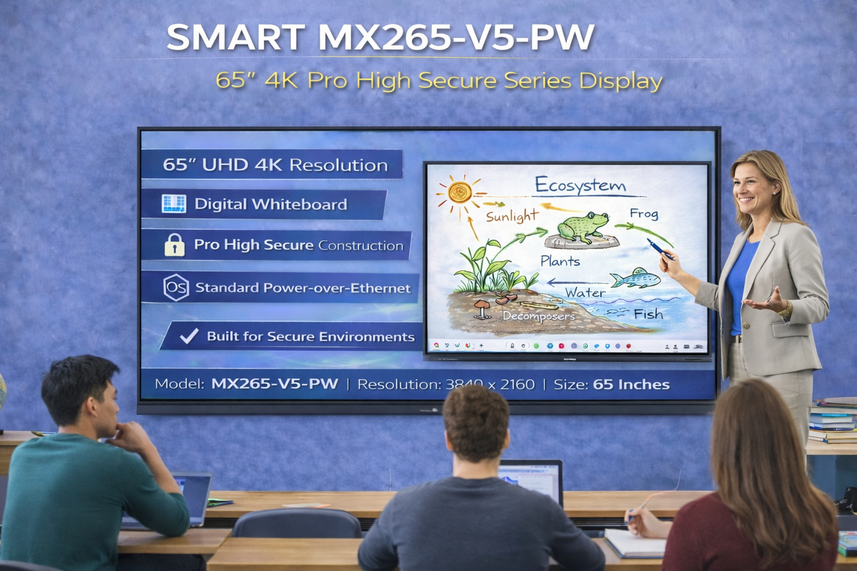 SMART MX265-V5-PW 65 Inches – Buy Online | Authorized SMART Dealer