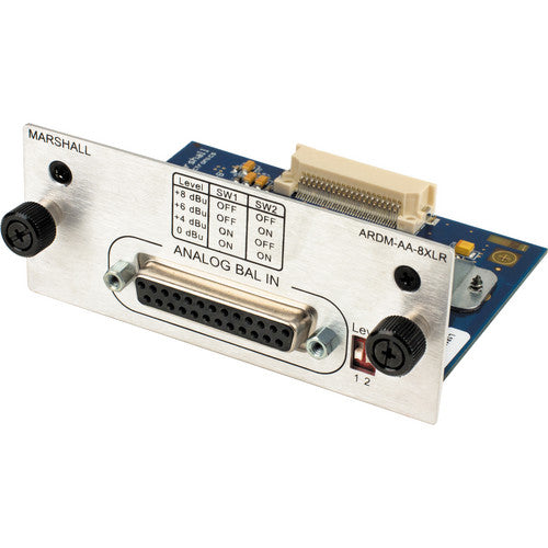 Marshall Electronics ARDM-AA-8XLR Module for AR-DM2-L Audio Monitor ...