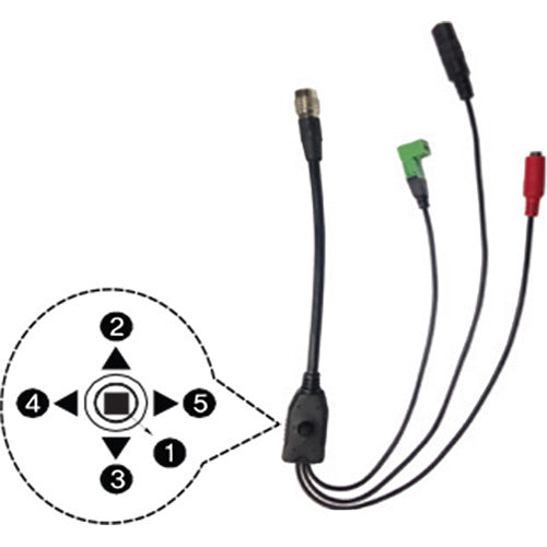 Marshall Electronics CV505345CABLE Breakout Cable for CV505-M-MB and CV345-M-MB Cameras (22 inch)