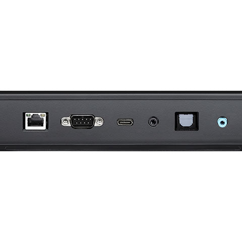 NEC E558 55in 4K Commercial TV with Integrated ATSC-NTSC Tuner view of inputs outputs and ports2