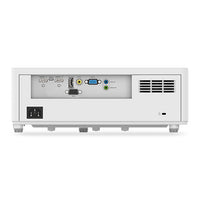 NEC NP-M380HL NP-M430WL DLP 3,800_4,300 Lumen 1080p_WXGA Laser Classroom Projector view of back with ports inputs and outputs