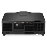 NEC NP-PA804UL-B 8,200 Lumen Professional Installation Laser LCD Projector with 4K Support view of back with ports inputs and outputs