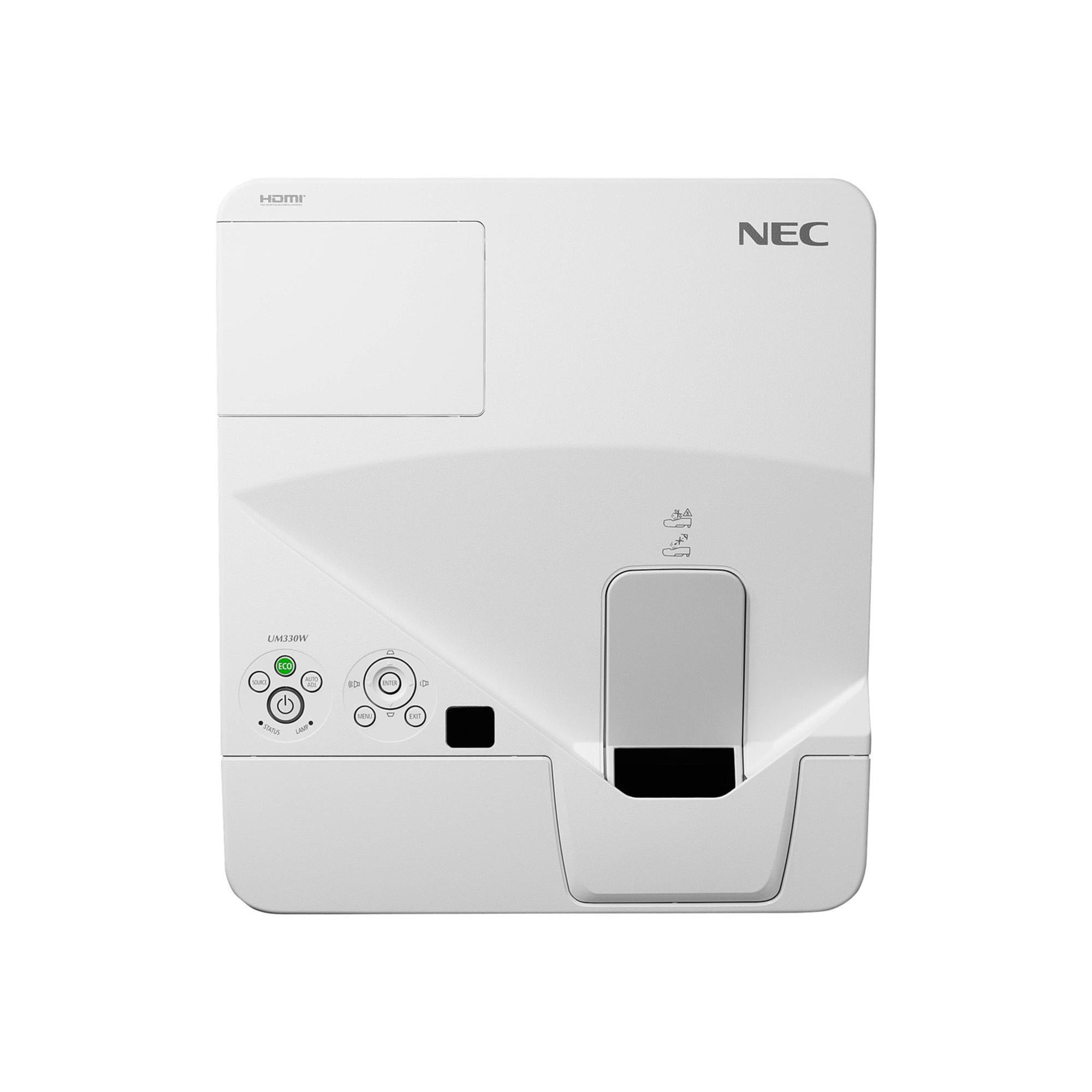 NEC 短焦点プロジェクター NP-UM330WJL /HDMI/3300LM 【公式通販】