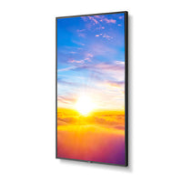 NEC P495 49 UHD Professional Display with Wide Color Gamut shown in Portrait Mode