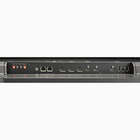 NEC P495 49 UHD Professional Display with Wide Color Gamut view of ports input and output