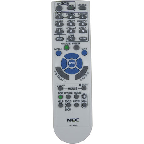 NEC RMT-PJ38 Replacement Remote Control for P-Series Projectors