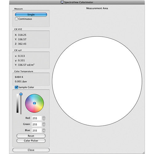 NEC SVIISOFT SpectraView II Display Calibration Software