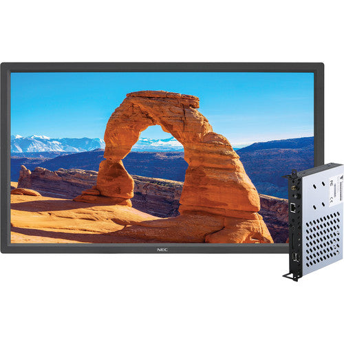 NEC V3232DRD 32inch High-Performance LED-backlit Commercial-Grade Display with Integrated Digital Media Player bundle