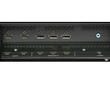 NEC V554Q-MPI 55in 4K Display with Integrated SoC Media Player CMS platform view of input output ports