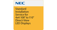 NEC LED-INST-4x4 Standard LED Installation 4x4 Configuration (108"-110")