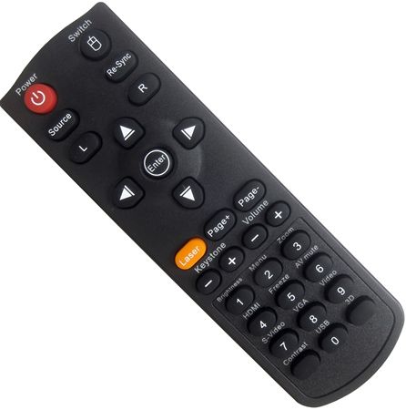 Optoma BR-5038L Remote Control with Laser & Mouse Function