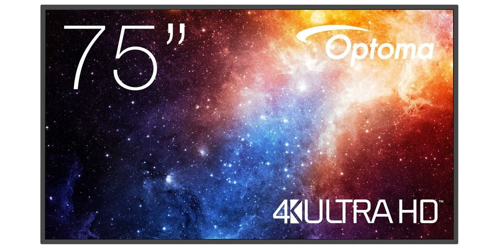 Optoma N3751K 75 Inch N-Series Professional Display Front