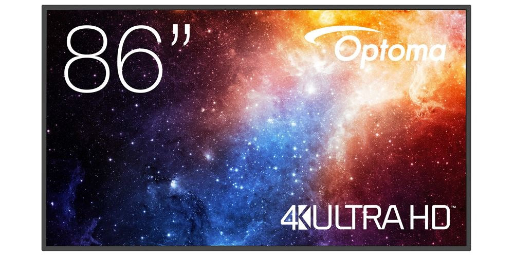 Optoma N3861K 86 Inch N-Series Professional Display Front