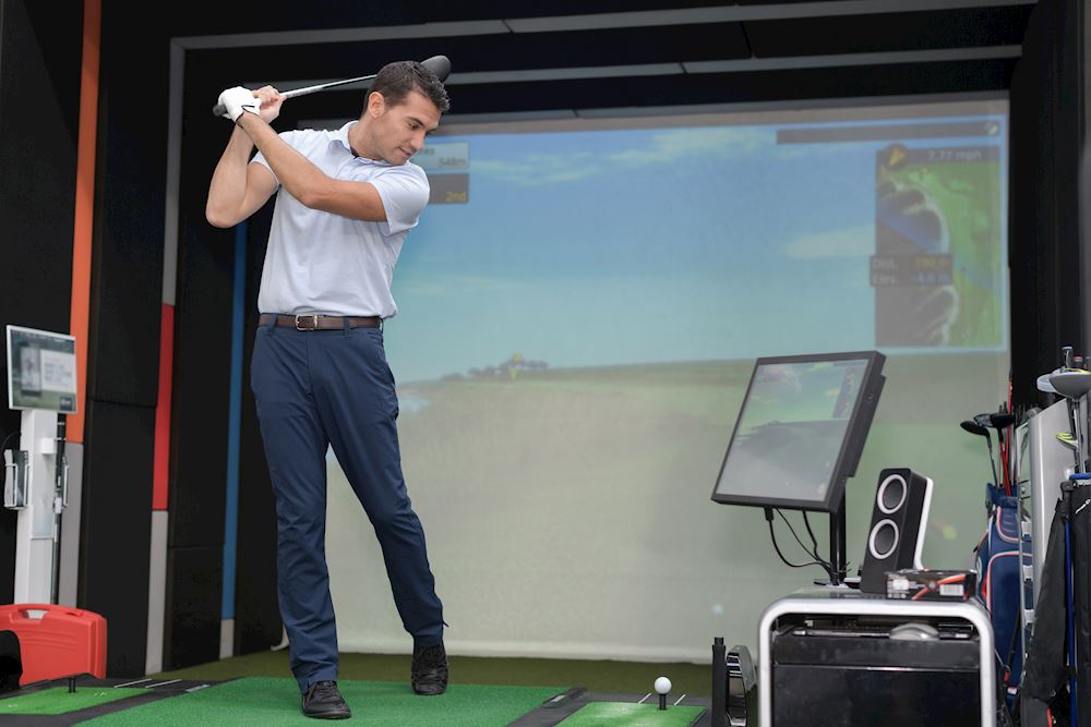 Optoma ZU720TST WUXGA DLP Large Venue Projector golf simulator