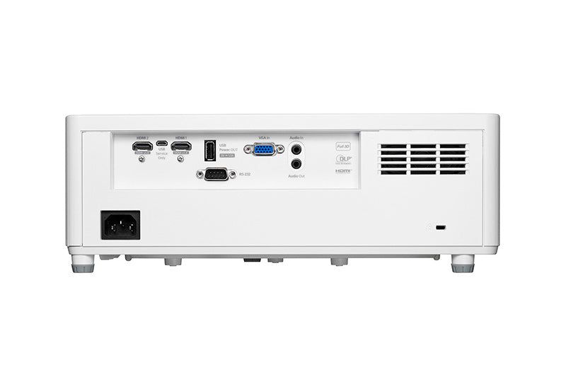 Optoma ZX300 DLP XGA Conference Room Laser Projector input output